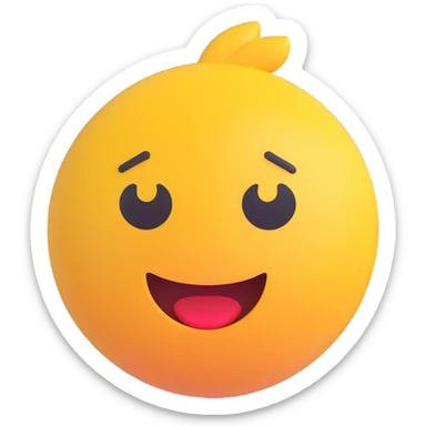 the word 'finished' as a standalone icon in microsoft style 3d fluent emoji sticker