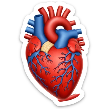 heart human organ sticker