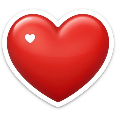 St. Valentines heart sticker