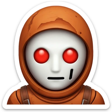 Mars with no face  sticker