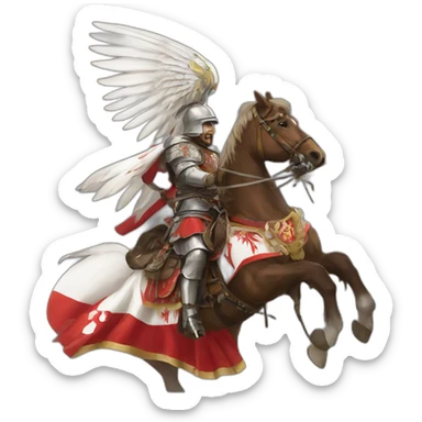 Poland winged hussars sticker