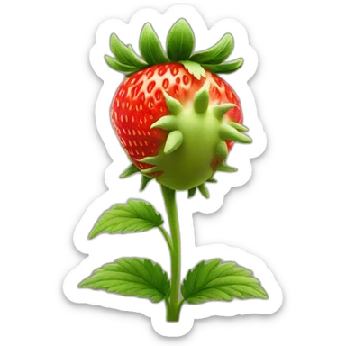 strawberry haze bud sticker