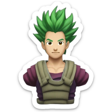 Gon dans les bras d'Hisoka sticker