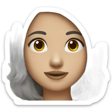 a girl breeze block sticker