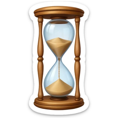 . The "Sandglass" (Finite Deep Work) sticker