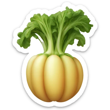 a bit taken from a vegetable sticker