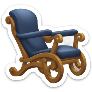 Garçon en fauteuil avec une citrouille sticker