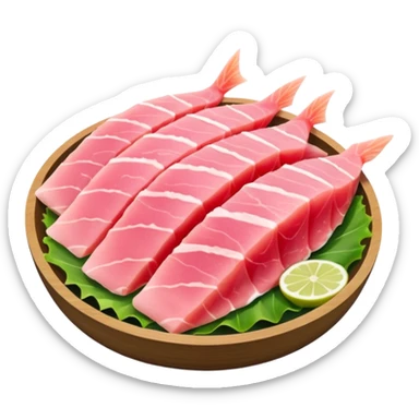 light pink sashimi 1 piece  sticker