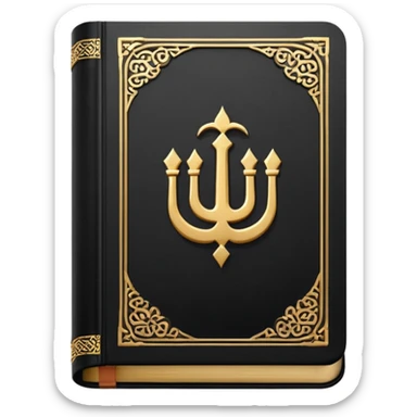 Quran closed book and Quran sticker