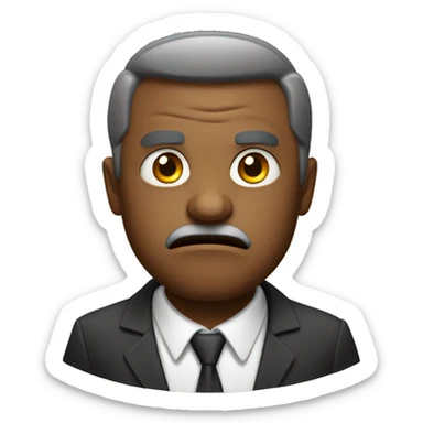 Angry school principal sticker