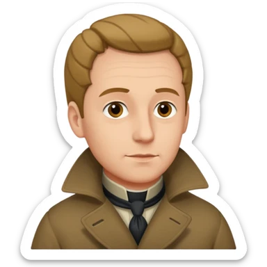 Johann Gottlieb Fichte three-quarter view sticker