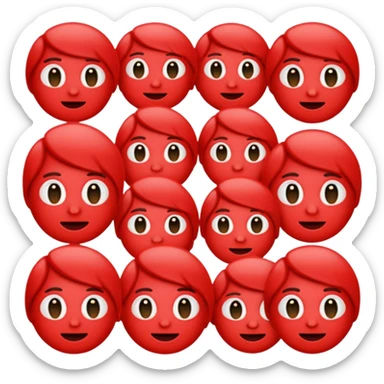 i want an emoji of the characters "13%" with a red hue sticker