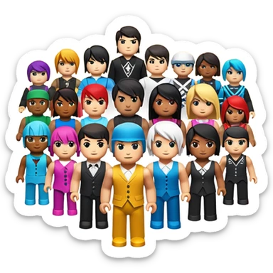 Roblox vs every single game on their website  sticker