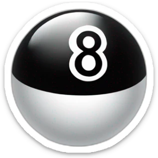8 ball sticker