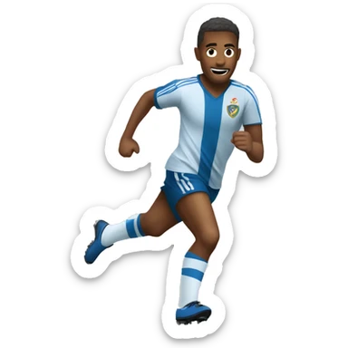 Futbolista corriendo  sticker