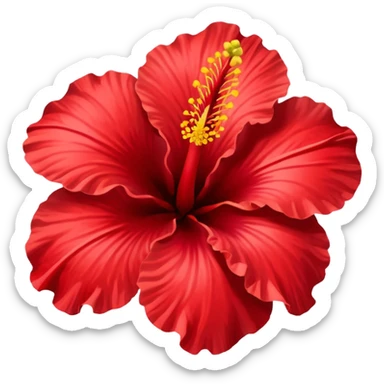Hibiscus flower￼ sticker