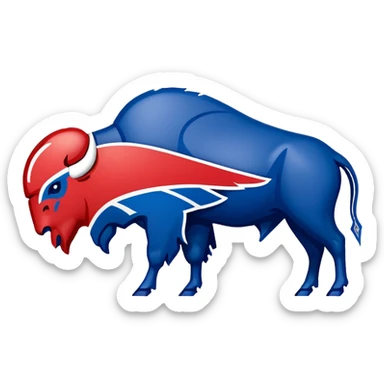 Buffalo Bills Playoff 2026 Logo sticker