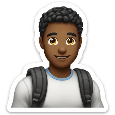 a college student couple is dating sticker