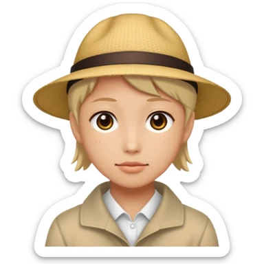 Tokyo in Money Heist, no hat sticker