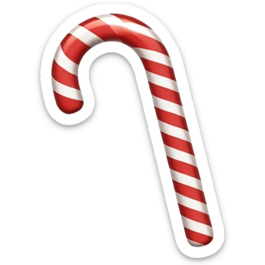 Candy cane single sticker