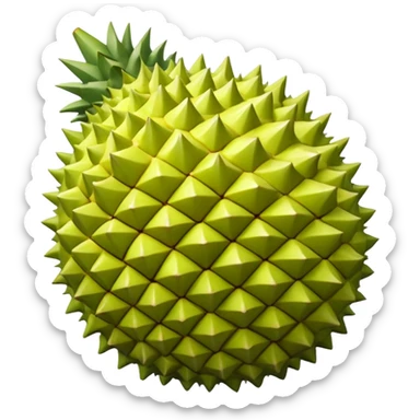 Emoji durian sticker