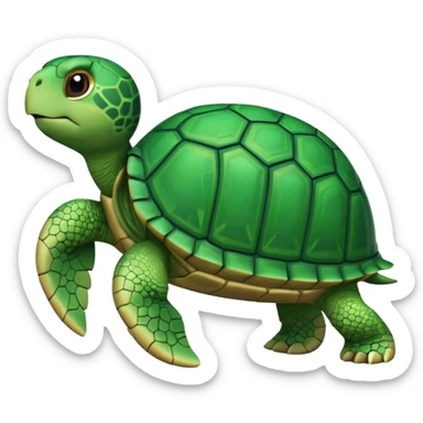 make a little turtle out of the letters PD (my initials) for my logo for my personal website, make it super super minimalistic and the letters need to be integrated into the body of the turtle sticker