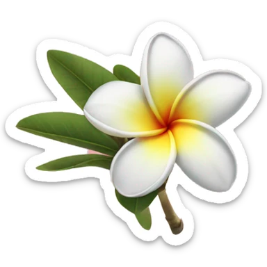 Plumeria  sticker