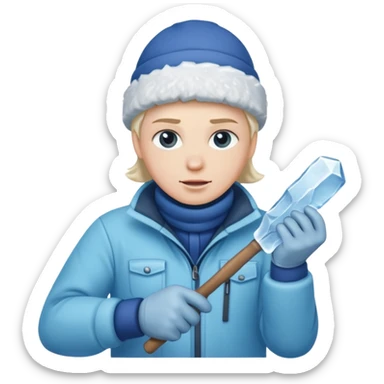 ice sculptor sticker