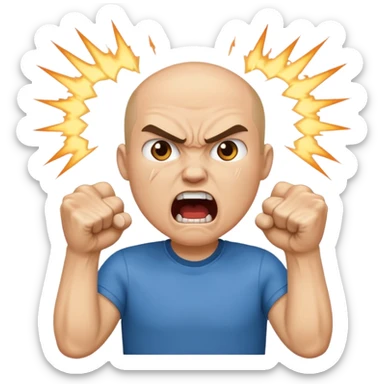 Personne qui fait un fuck sticker