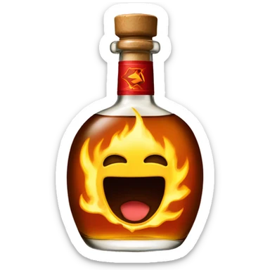 fireball whiskey sticker