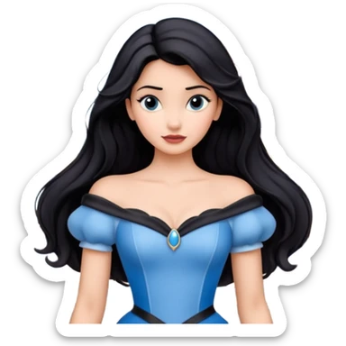 Quiero que crees una imagen donde este el castillo de Disney y por detrás o delante pon a 4 chicas: una con el pelo largo rizado marrón , otra con el pelo muy corto negro, como un chico, otra con el pelo mediano liso marrón con ojos azulesy otra con el pelo negro largo liso . Todos son color carne.  sticker