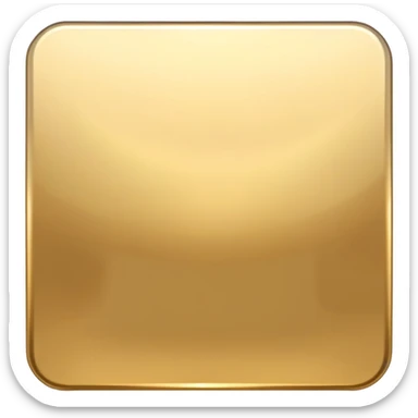 A golden square with a slight gradient, variation 3 sticker