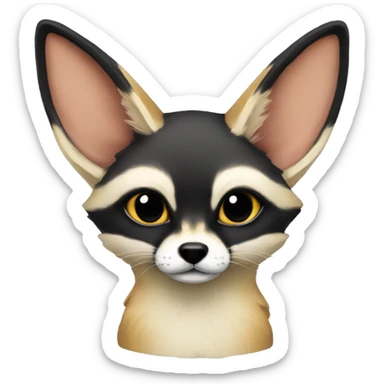 black fennec sticker