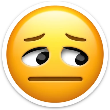 bruised eye sad face emoji sticker