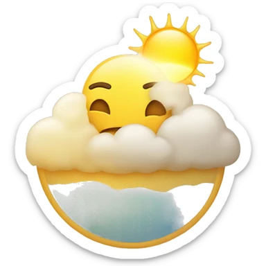 Good morning sun sticker