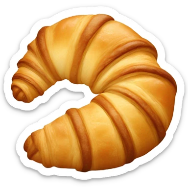 croissant eating croissant sticker