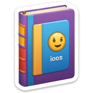 A English language textbook sticker