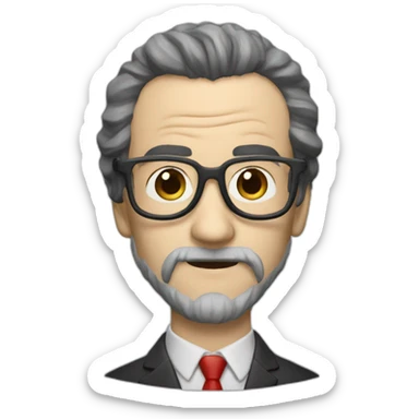 El profesor la casa de papel sticker
