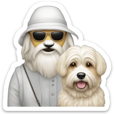 Blind Scot with Maltese terrior sticker