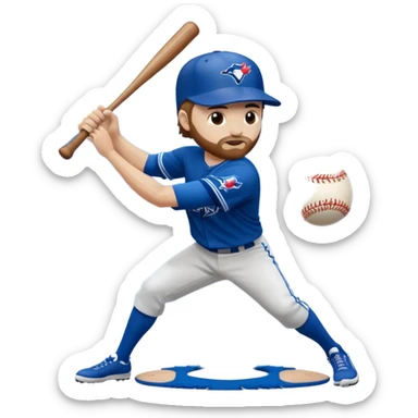 MLB TORONTO BLE JAYS SMASHING THE LA Dodgers sticker