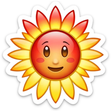 Rayos sentellas con furia rojo  sticker