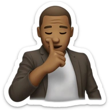 Personne qui fait un dab sticker