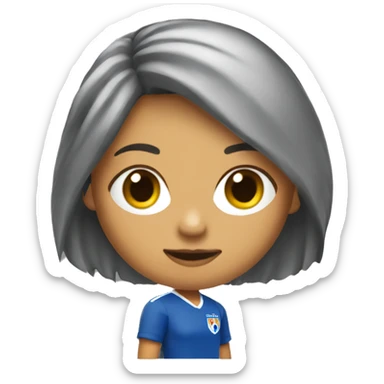 Chica futbolista sticker