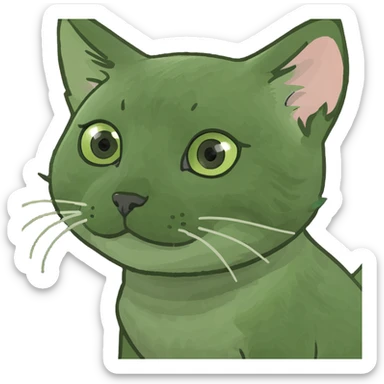 A kitten  sticker