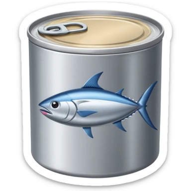 create a can of tuna emoji sticker