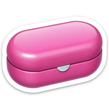 pink medication sticker