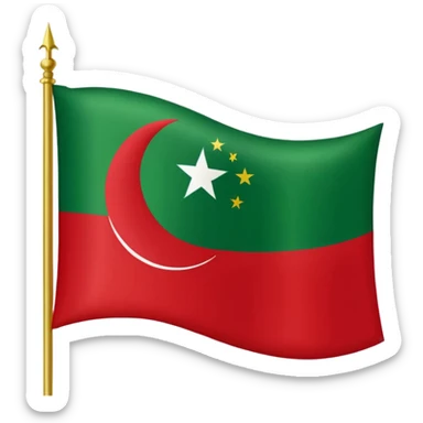 Turkmenistan flag sticker