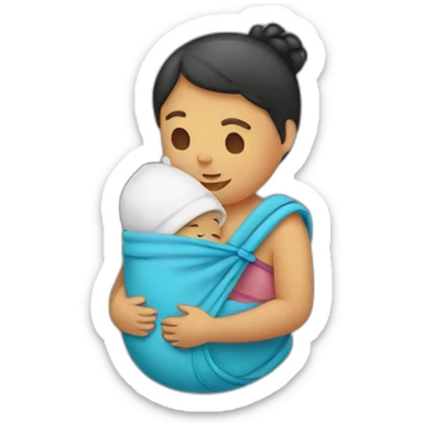 Babywearing sticker
