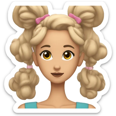 Ariana Grande from the we can’t be friends (wait for your love) music video sticker