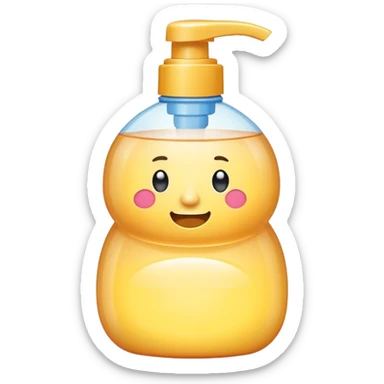 body wash bottle, fat bottle sticker